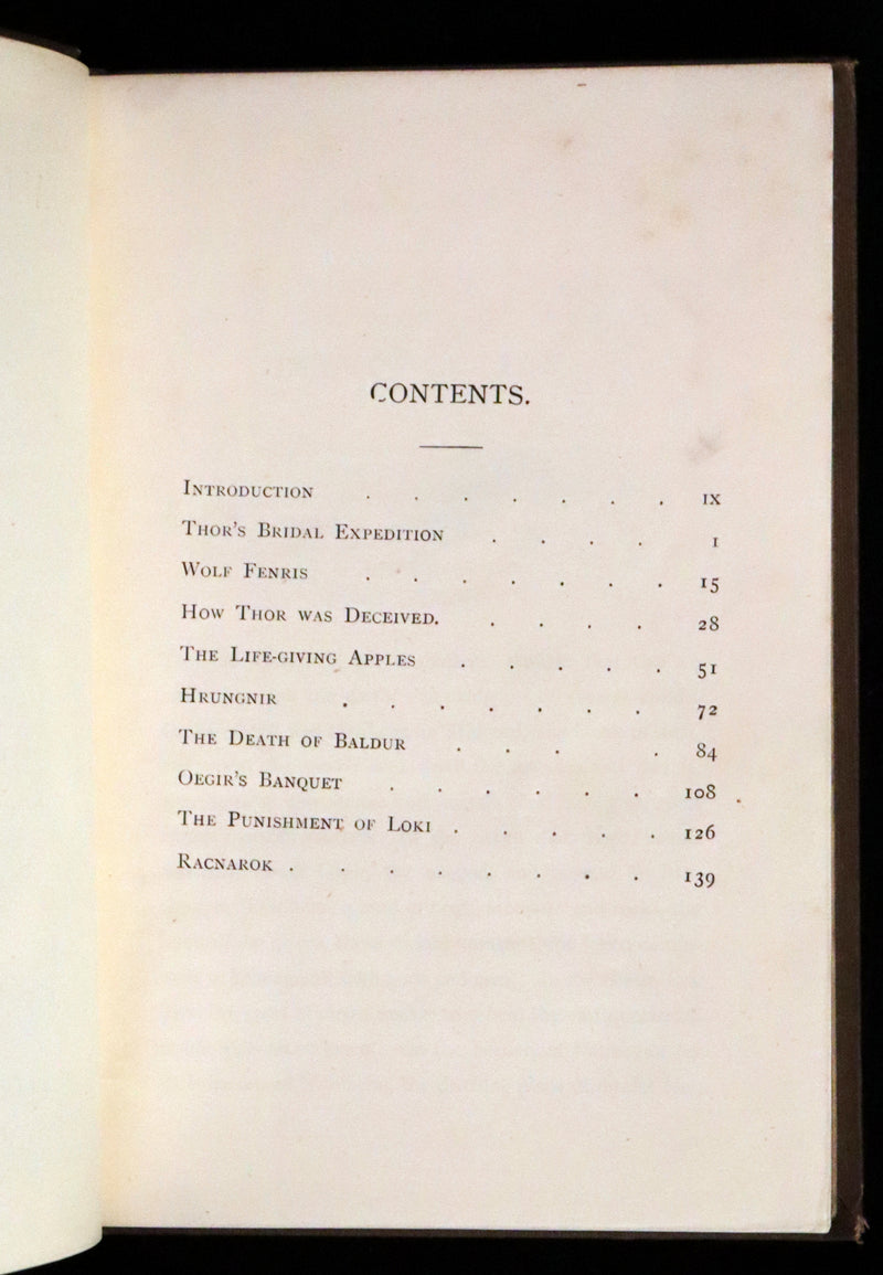 1880 Scarce First Edition - Tales from the Edda by Helen Zimmern illustrated by Kate Greenaway and Others.