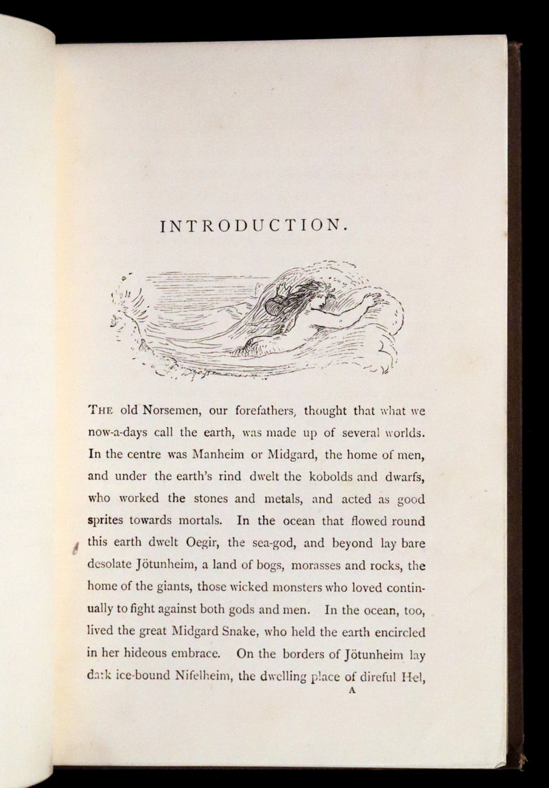 1880 Scarce First Edition - Tales from the Edda by Helen Zimmern illustrated by Kate Greenaway and Others.