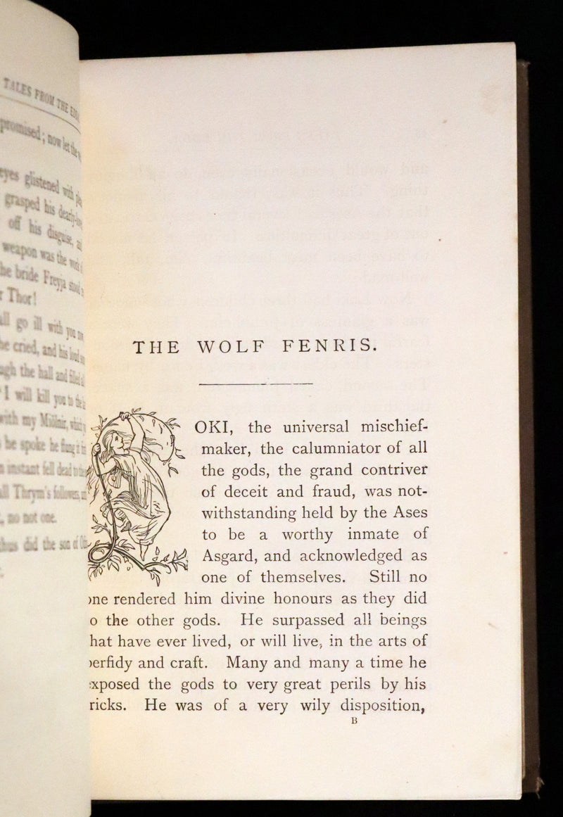 1880 Scarce First Edition - Tales from the Edda by Helen Zimmern illustrated by Kate Greenaway and Others.