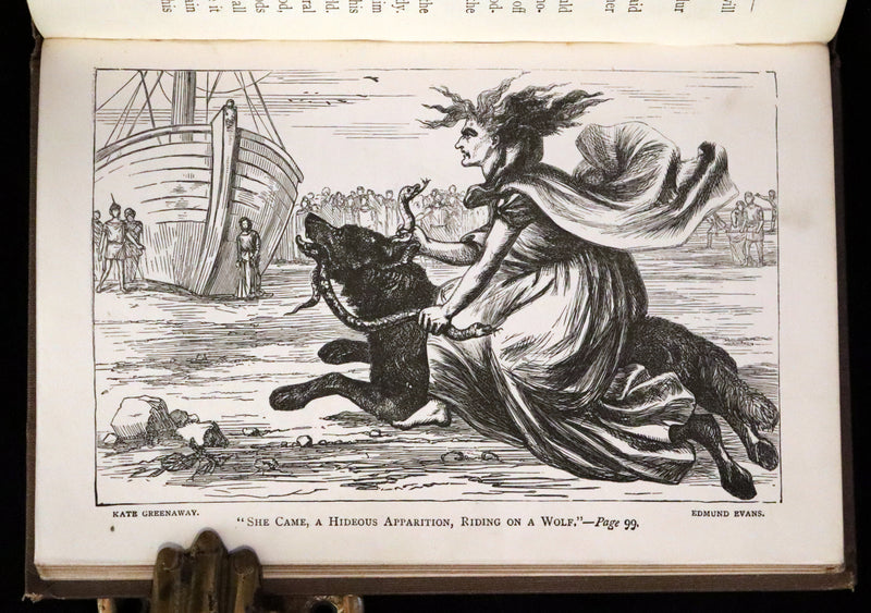 1880 Scarce First Edition - Tales from the Edda by Helen Zimmern illustrated by Kate Greenaway and Others.