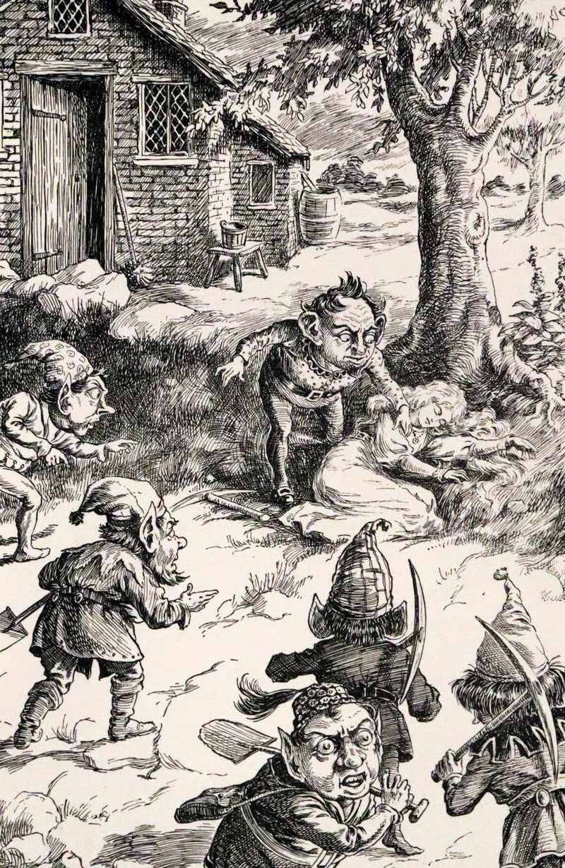 1890 Scarce Book - Grimm's Fairy Tales and Household Stories, illustrated by H. L. Shindler.