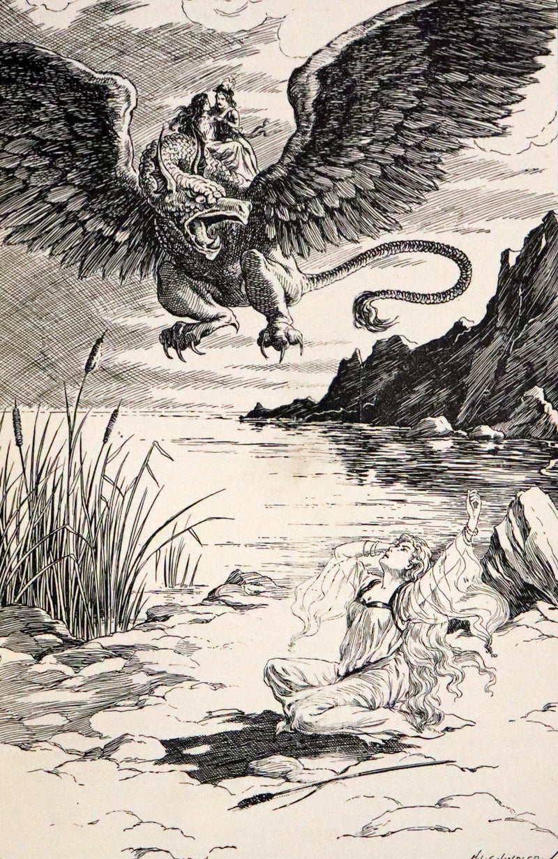 1890 Scarce Book - Grimm's Fairy Tales and Household Stories, illustrated by H. L. Shindler.