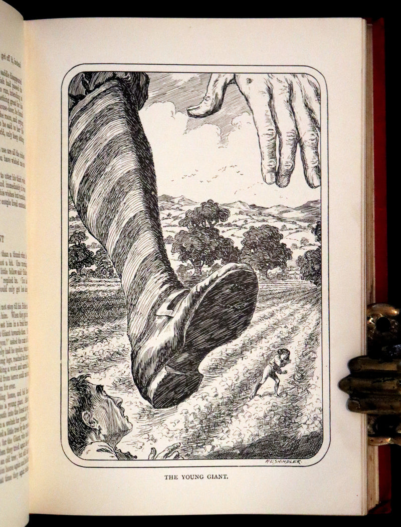 1890 Scarce Book - Grimm's Fairy Tales and Household Stories, illustrated by H. L. Shindler.