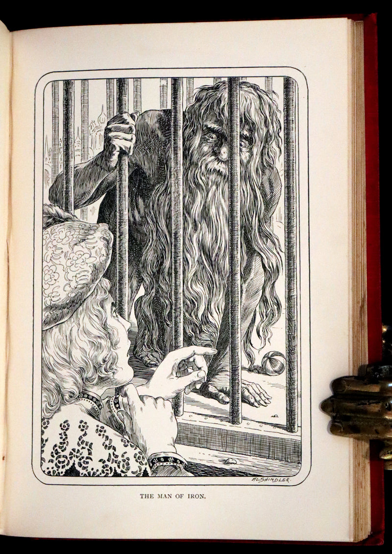 1890 Scarce Book - Grimm's Fairy Tales and Household Stories, illustrated by H. L. Shindler.