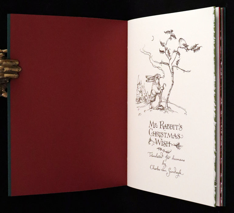 2007 Rare Edition - Mr. Rabbit's Christmas Wish Translated for Humans by Charles van Sandwyk.