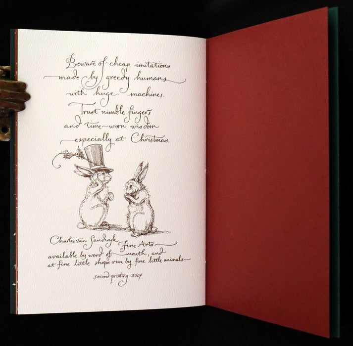 2007 Rare Edition - Mr. Rabbit's Christmas Wish Translated for Humans by Charles van Sandwyk.