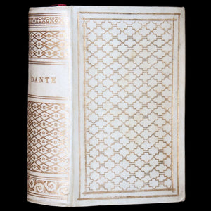 1869 Rare Italian Vellum Pocket Book - La Divina Commedia di Dante Alighieri. The Divine Comedy.