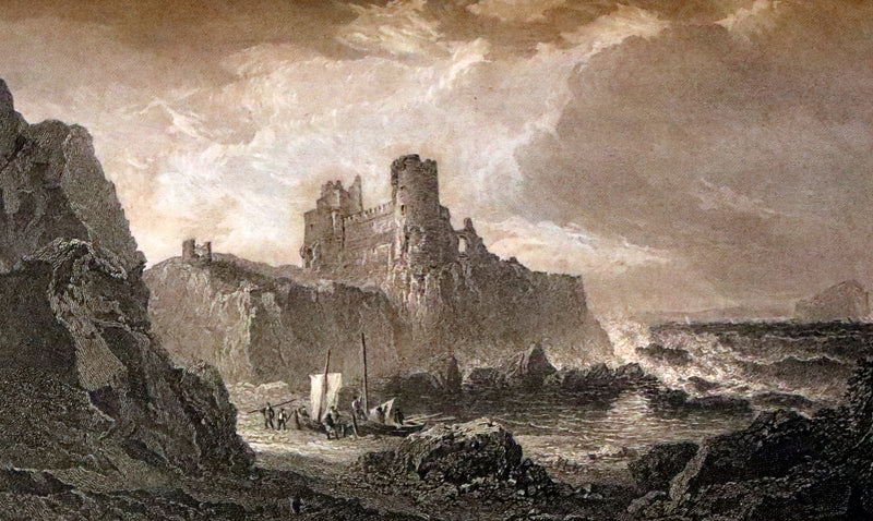 1853 Rare Book ~ Lady of the Lake and Poetical Works by Sir Walter Scott, Illustrated by Birket Foster and John Gilbert.