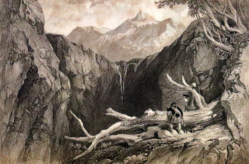 1853 Rare Book ~ Lady of the Lake and Poetical Works by Sir Walter Scott, Illustrated by Birket Foster and John Gilbert.