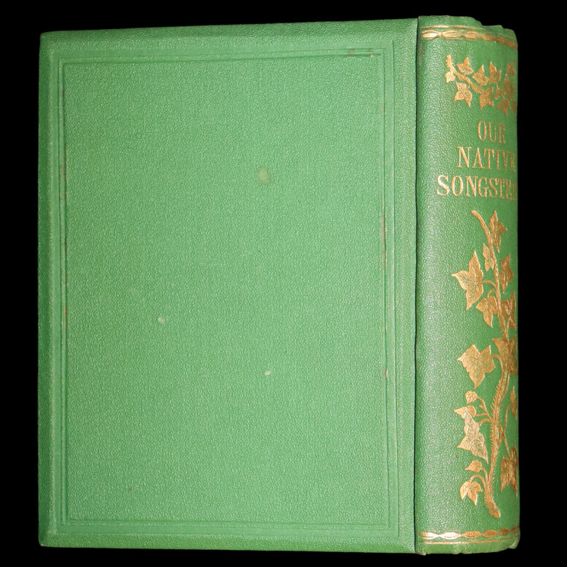 1857 Scarce Ornithology Book ~ Our Native Songsters with 72 colored plates by Anne Pratt.