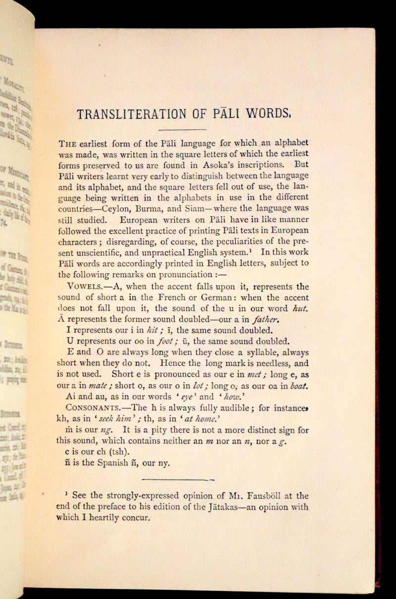 1878 Rare Book - Buddhism; Being a Sketch of the Life and Teachings of Gautama, the Buddha.