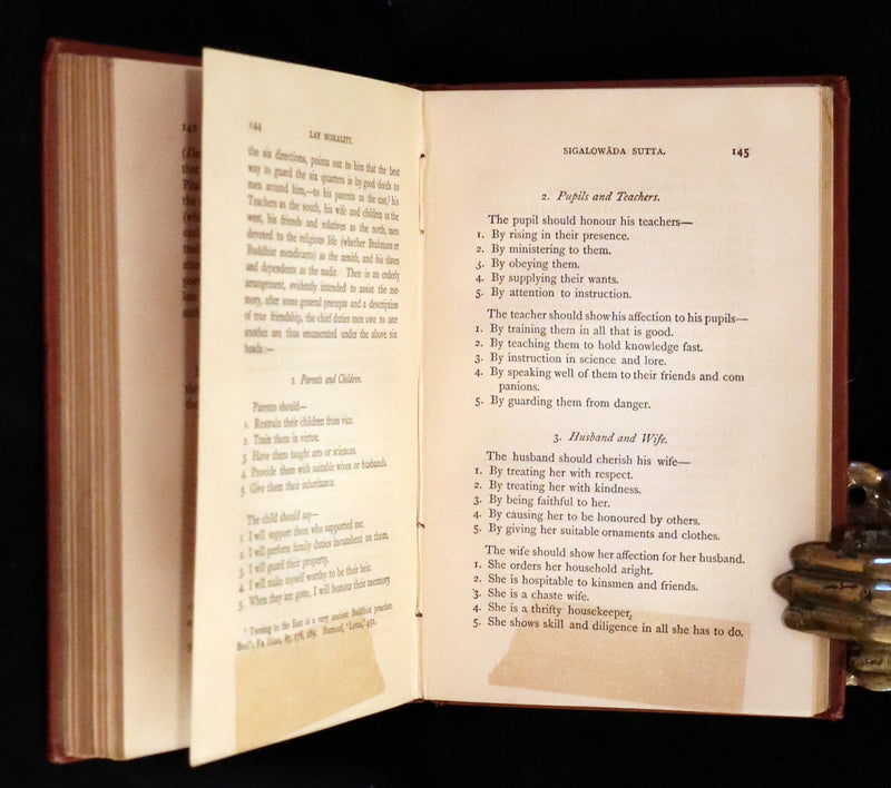 1878 Rare Book - Buddhism; Being a Sketch of the Life and Teachings of Gautama, the Buddha.