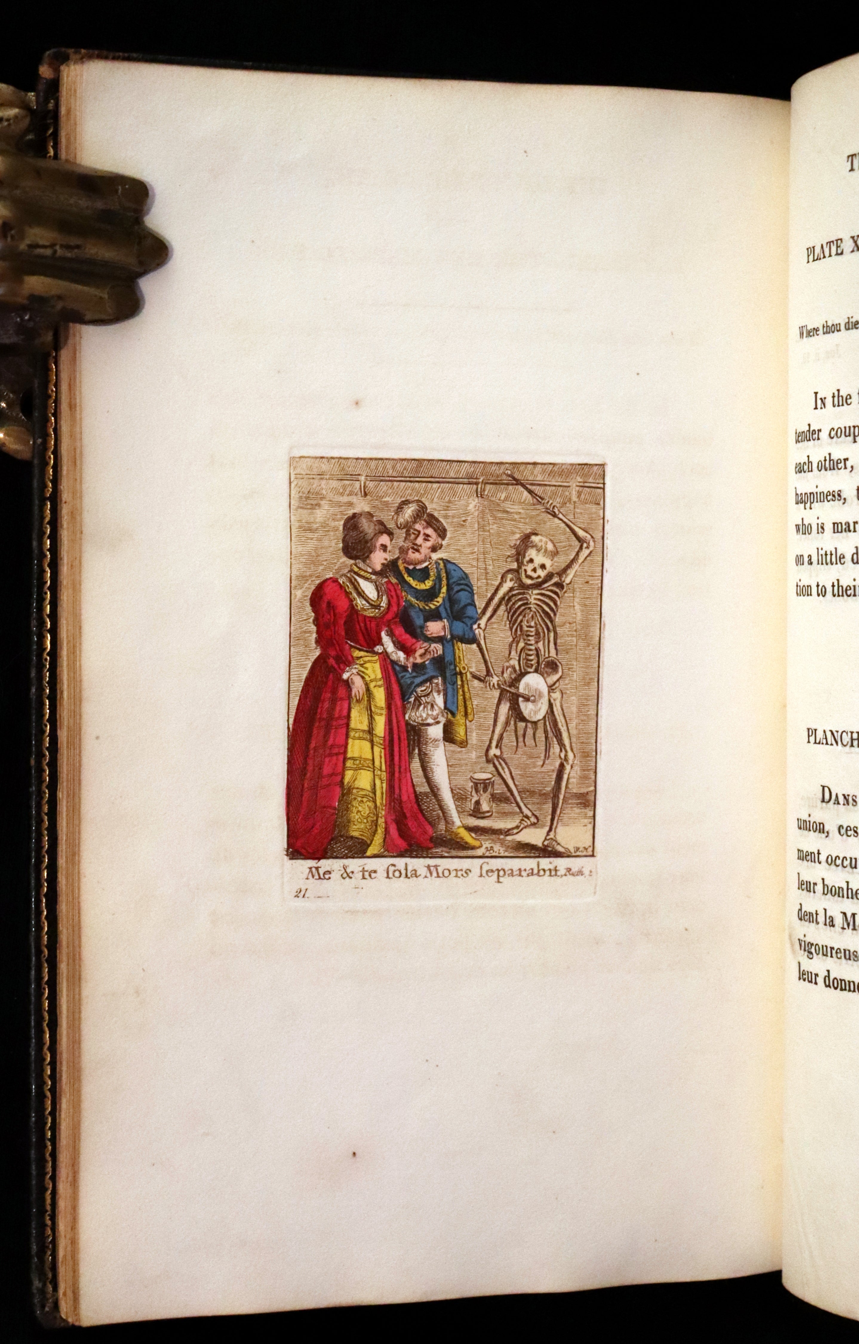 1816 Scarce Book -The Dance of Death, Danse Macabre by Hans