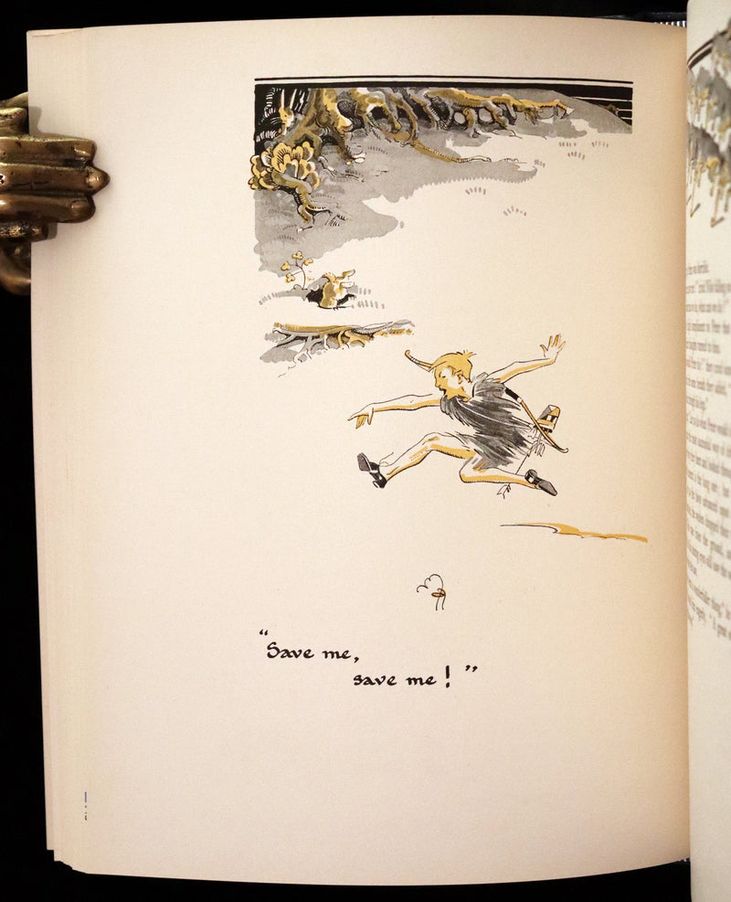 1931 Nice First Illustrated Edition by Gwynedd Hudson - Peter Pan & Wendy.