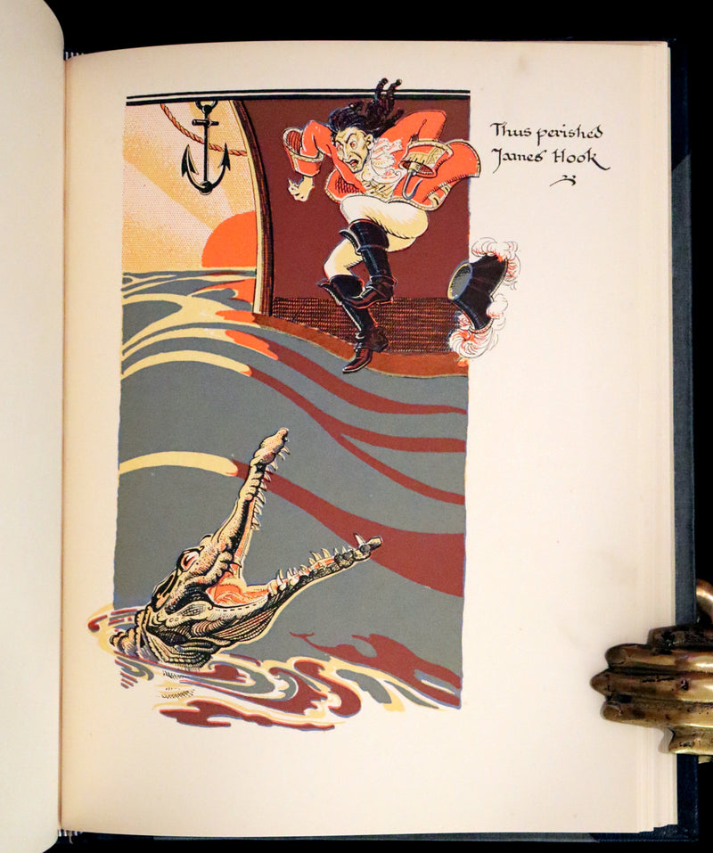 1931 Nice First Illustrated Edition by Gwynedd Hudson - Peter Pan & Wendy.