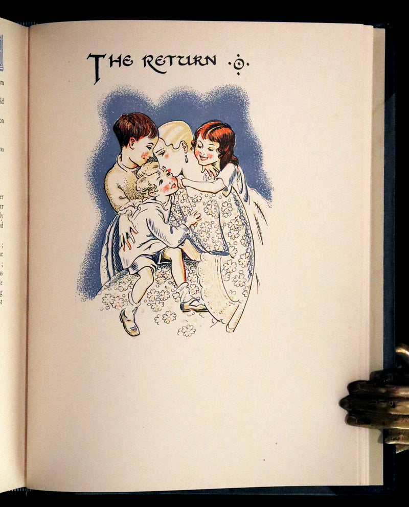 1931 Nice First Illustrated Edition by Gwynedd Hudson - Peter Pan & Wendy.