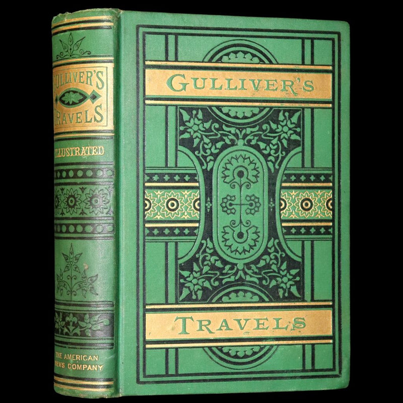 1880 Rare Book - Gulliver's Travels Into Several Remote Nations of the World. Illustrated.