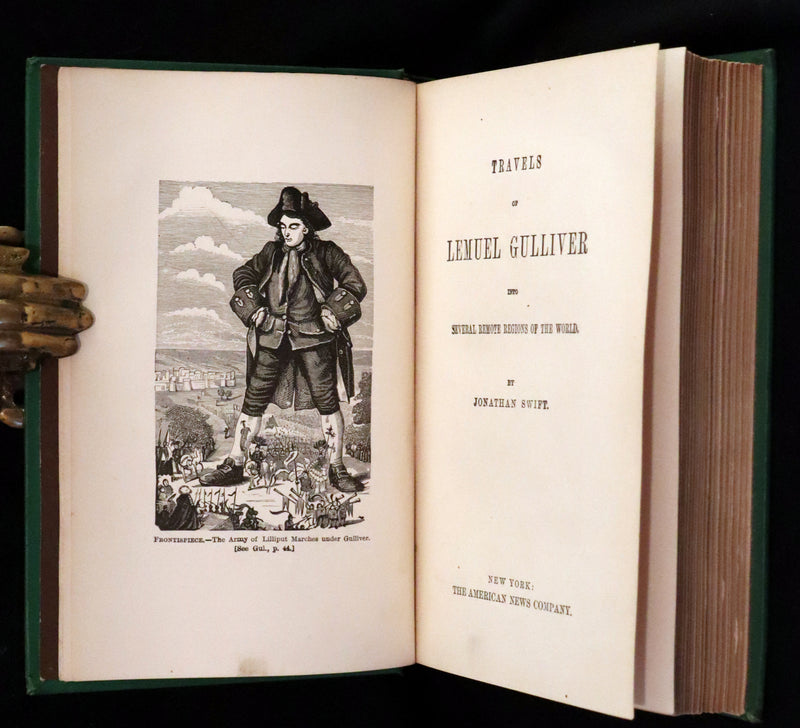 1880 Rare Book - Gulliver's Travels Into Several Remote Nations of the World. Illustrated.