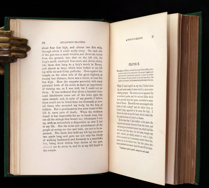 1880 Rare Book - Gulliver's Travels Into Several Remote Nations of the World. Illustrated.