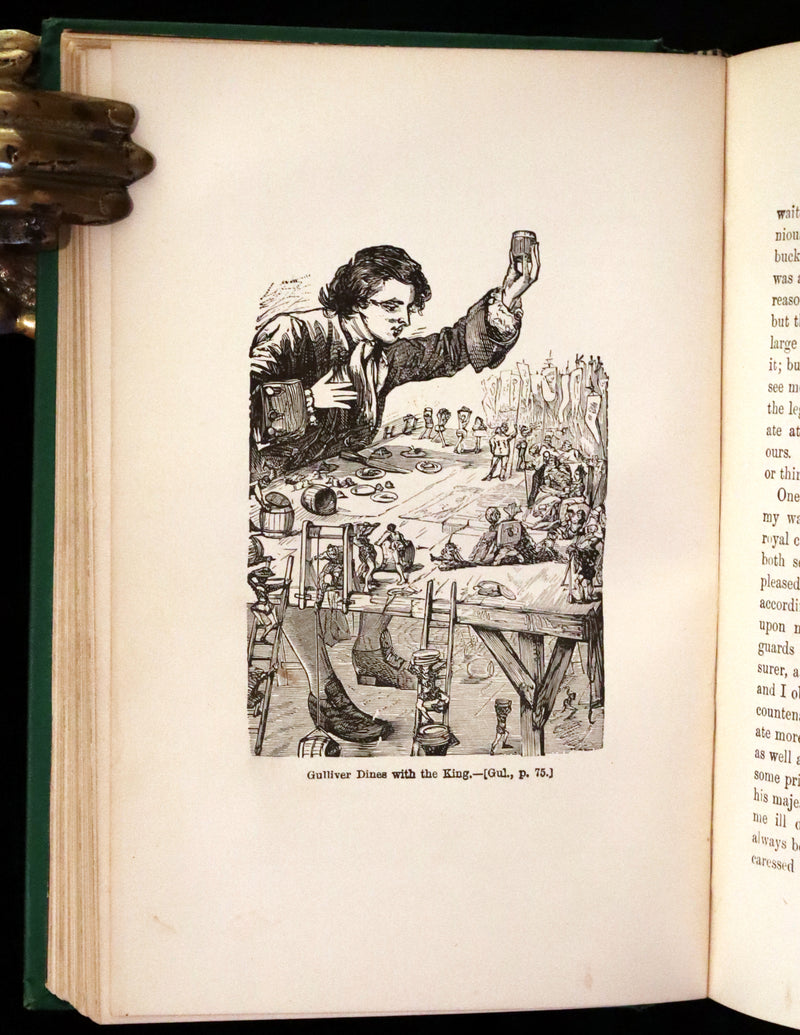 1880 Rare Book - Gulliver's Travels Into Several Remote Nations of the World. Illustrated.
