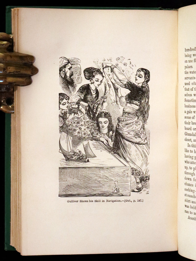 1880 Rare Book - Gulliver's Travels Into Several Remote Nations of the World. Illustrated.
