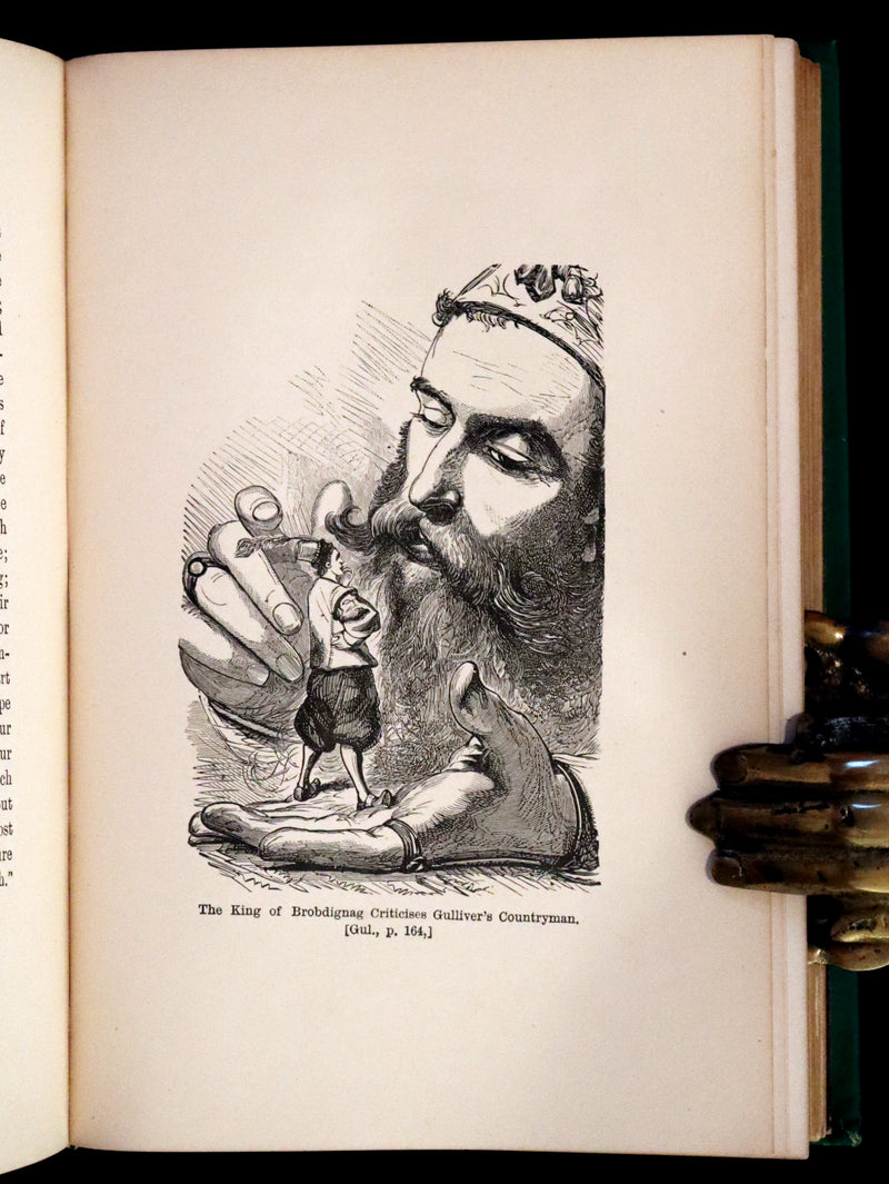 1880 Rare Book - Gulliver's Travels Into Several Remote Nations of the World. Illustrated.