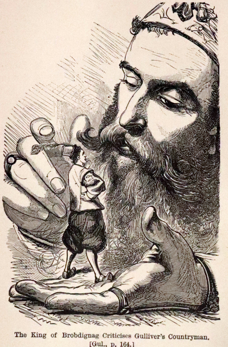 1880 Rare Book - Gulliver's Travels Into Several Remote Nations of the World. Illustrated.