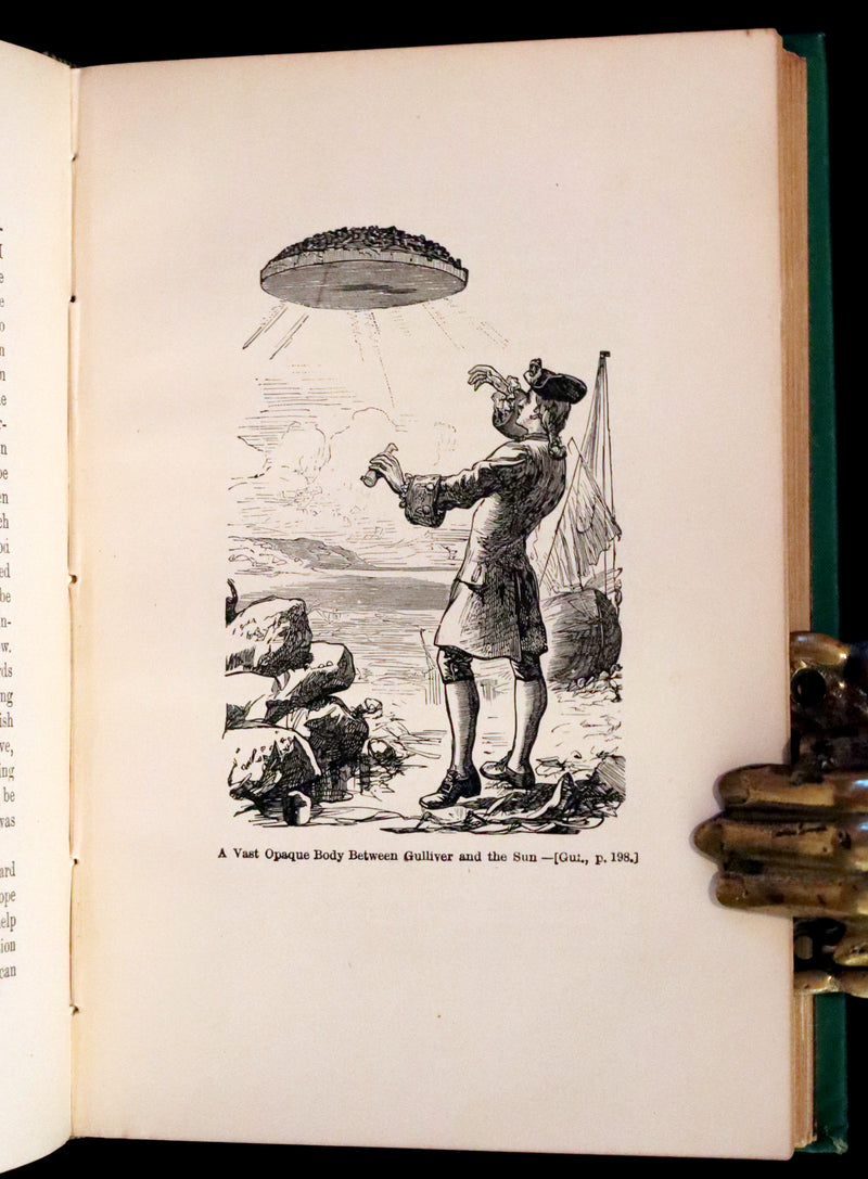 1880 Rare Book - Gulliver's Travels Into Several Remote Nations of the World. Illustrated.