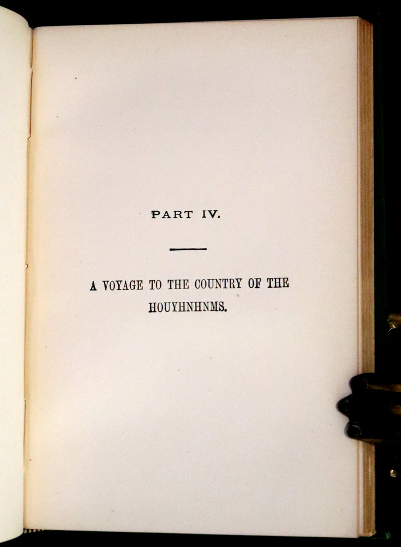 1880 Rare Book - Gulliver's Travels Into Several Remote Nations of the World. Illustrated.