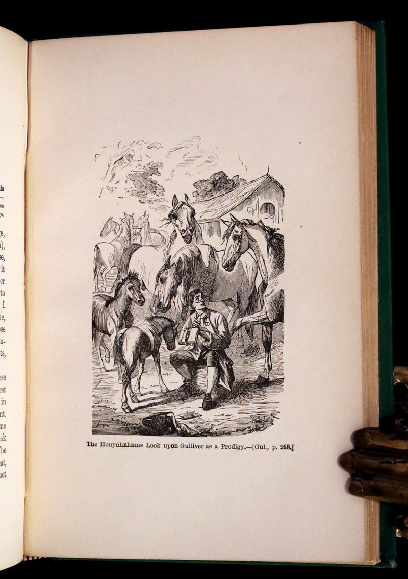 1880 Rare Book - Gulliver's Travels Into Several Remote Nations of the World. Illustrated.