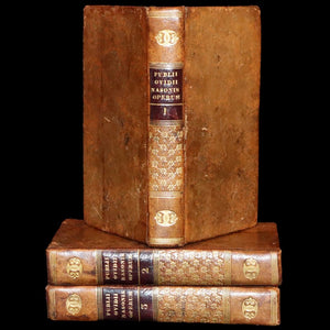 1664 Rare Latin Book set - Ovid's Works - Publii Ovidii Nasonis Operum.