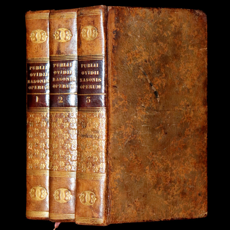 1664 Rare Latin Book set - Ovid's Works - Publii Ovidii Nasonis Operum.