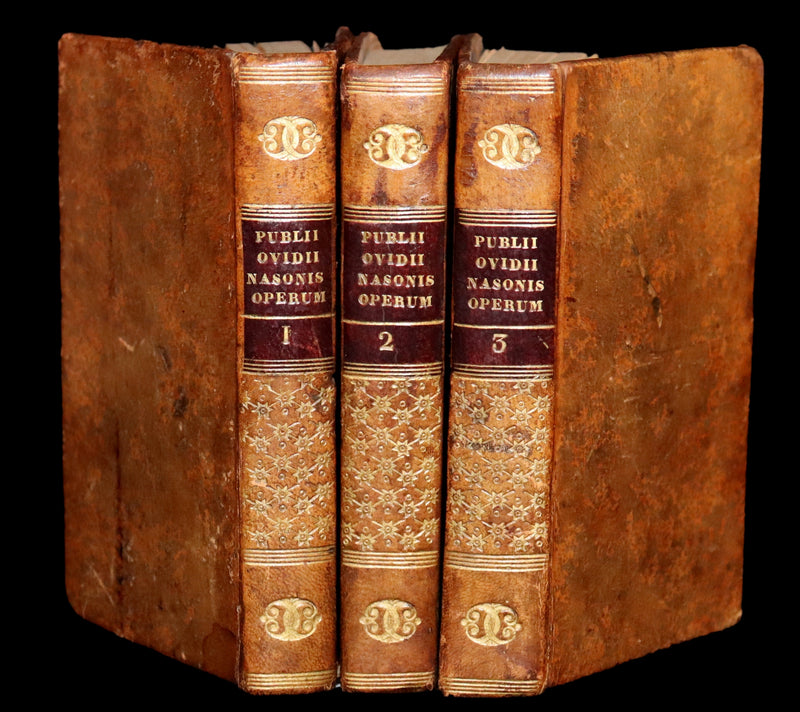 1664 Rare Latin Book set - Ovid's Works - Publii Ovidii Nasonis Operum.
