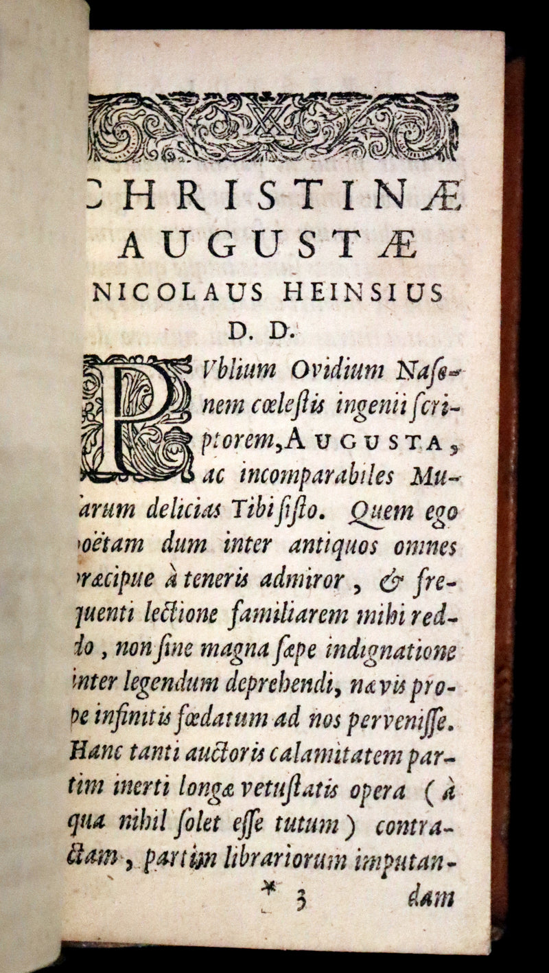 1664 Rare Latin Book set - Ovid's Works - Publii Ovidii Nasonis Operum.