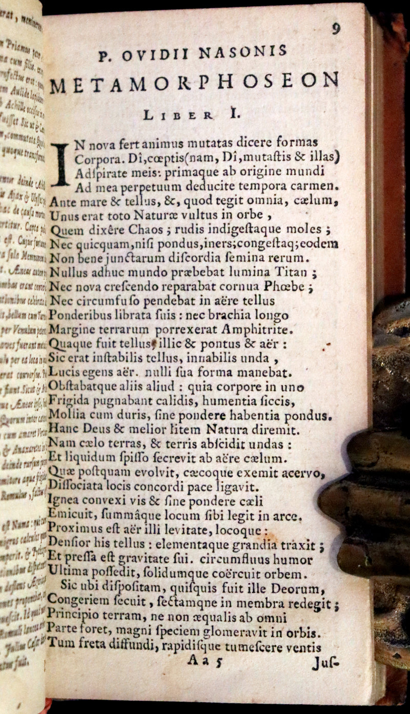1664 Rare Latin Book set - Ovid's Works - Publii Ovidii Nasonis Operum.