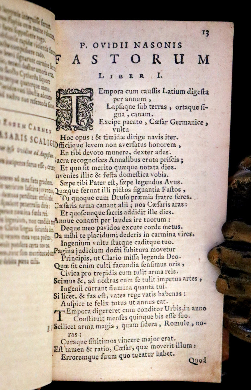 1664 Rare Latin Book set - Ovid's Works - Publii Ovidii Nasonis Operum.