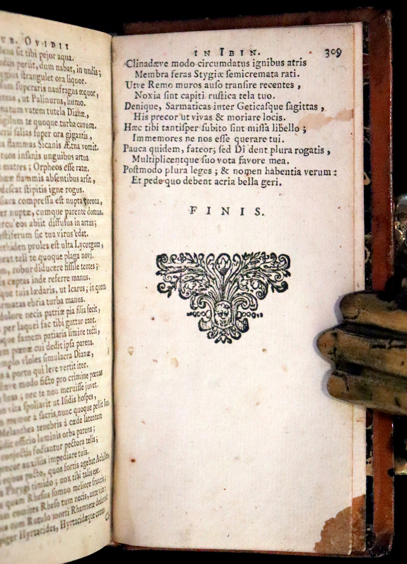 1664 Rare Latin Book set - Ovid's Works - Publii Ovidii Nasonis Operum.