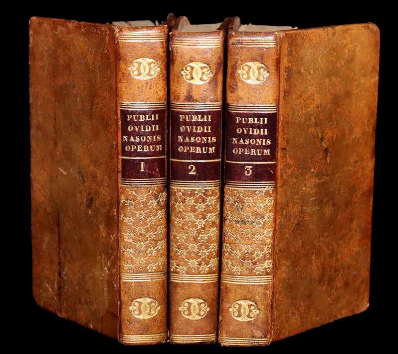 1664 Rare Latin Book set - Ovid's Works - Publii Ovidii Nasonis Operum.