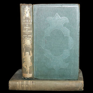 1837 Rare Book set - Legends and Stories of Ireland by Samuel Lover. First and Second series.