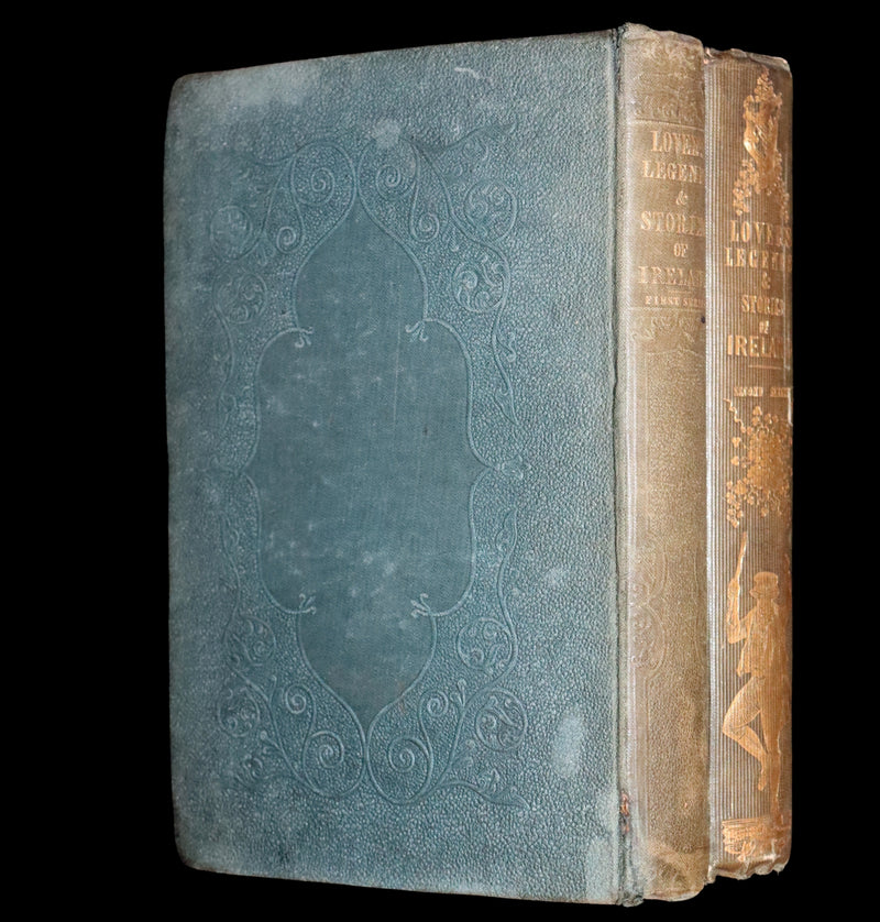 1837 Rare Book set - Legends and Stories of Ireland by Samuel Lover. First and Second series.