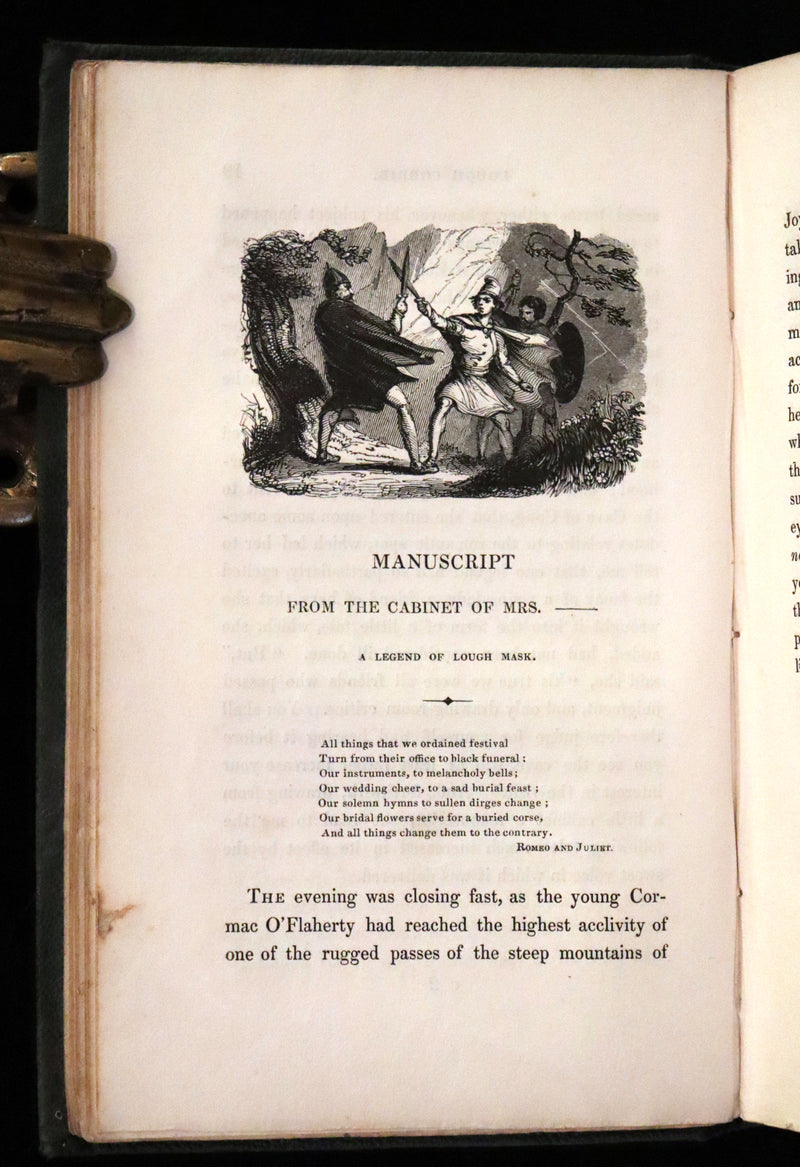 1837 Rare Book set - Legends and Stories of Ireland by Samuel Lover. First and Second series.