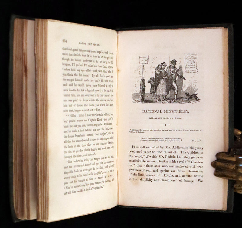 1837 Rare Book set - Legends and Stories of Ireland by Samuel Lover. First and Second series.
