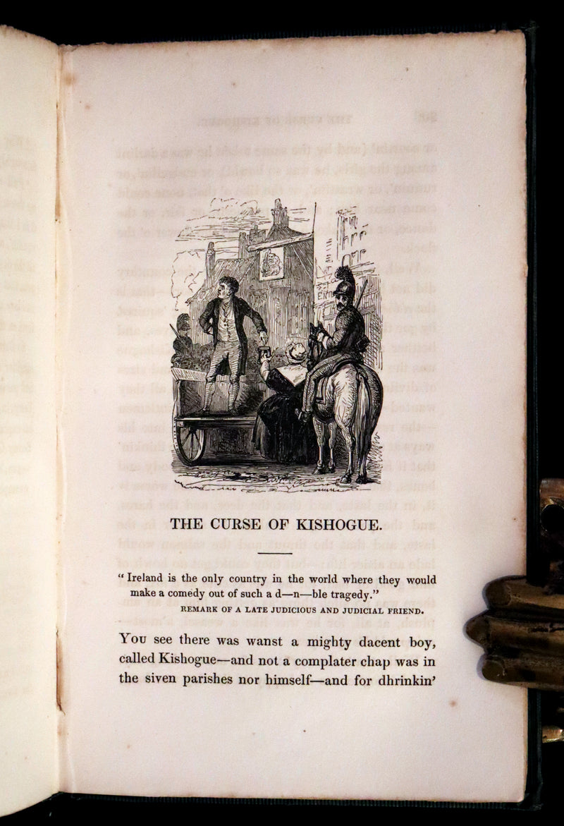 1837 Rare Book set - Legends and Stories of Ireland by Samuel Lover. First and Second series.