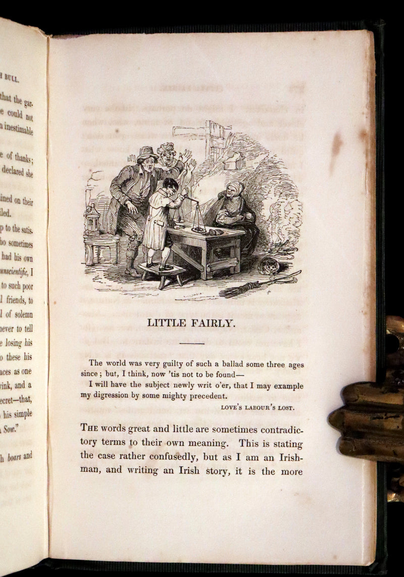 1837 Rare Book set - Legends and Stories of Ireland by Samuel Lover. First and Second series.