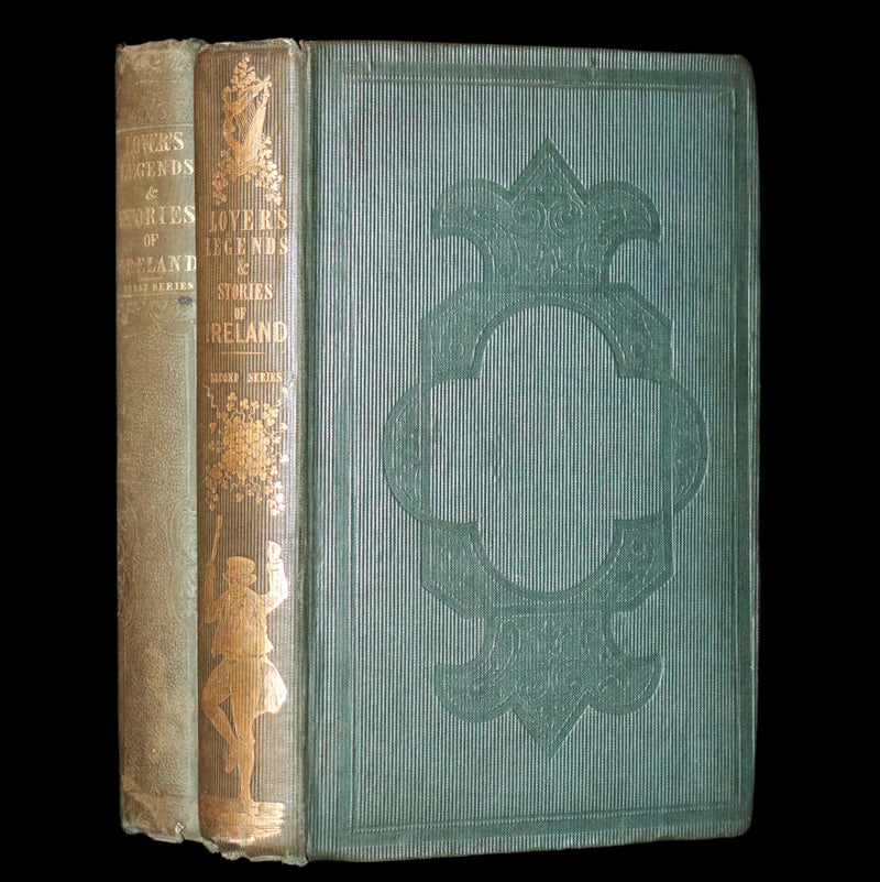 1837 Rare Book set - Legends and Stories of Ireland by Samuel Lover. First and Second series.