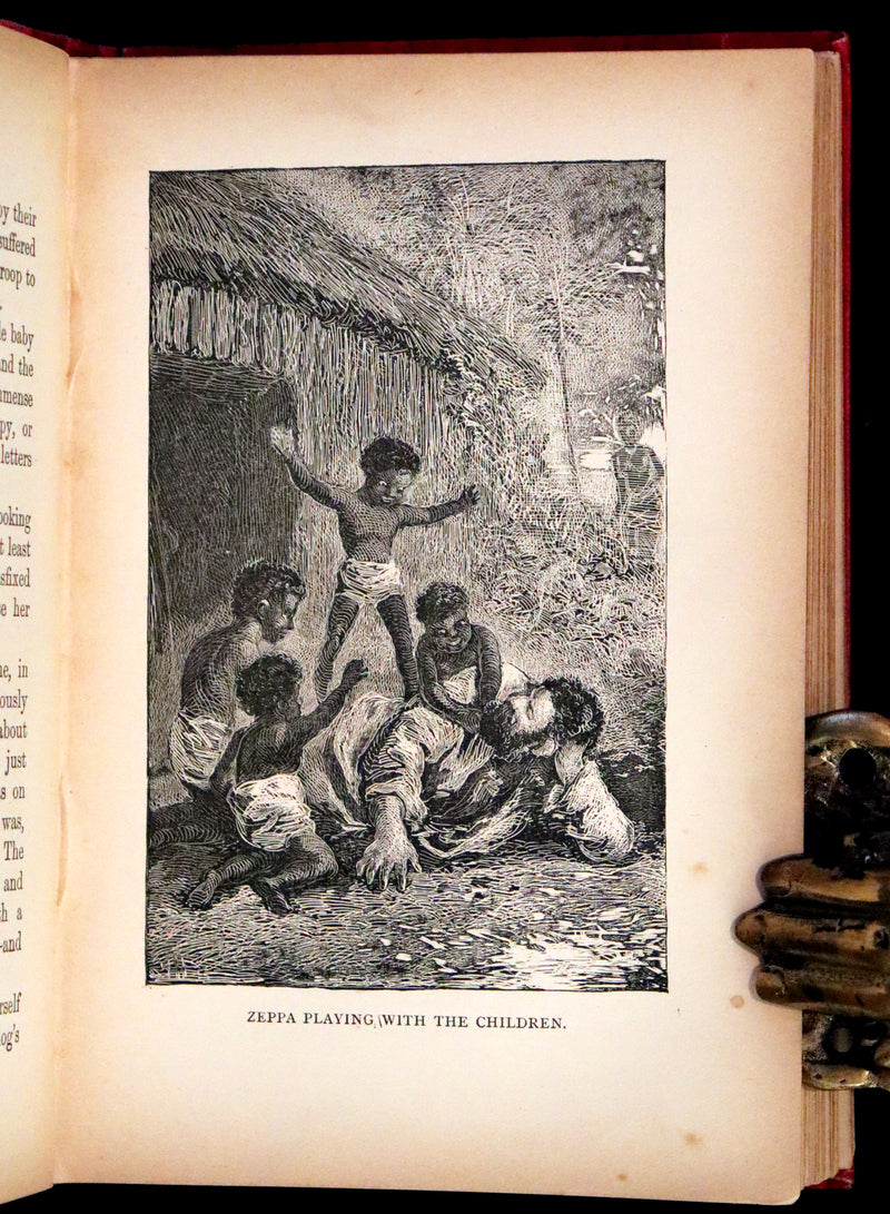 1890 Rare Victorian Book - The Madman and the Pirate by Robert Michael Ballantyne.