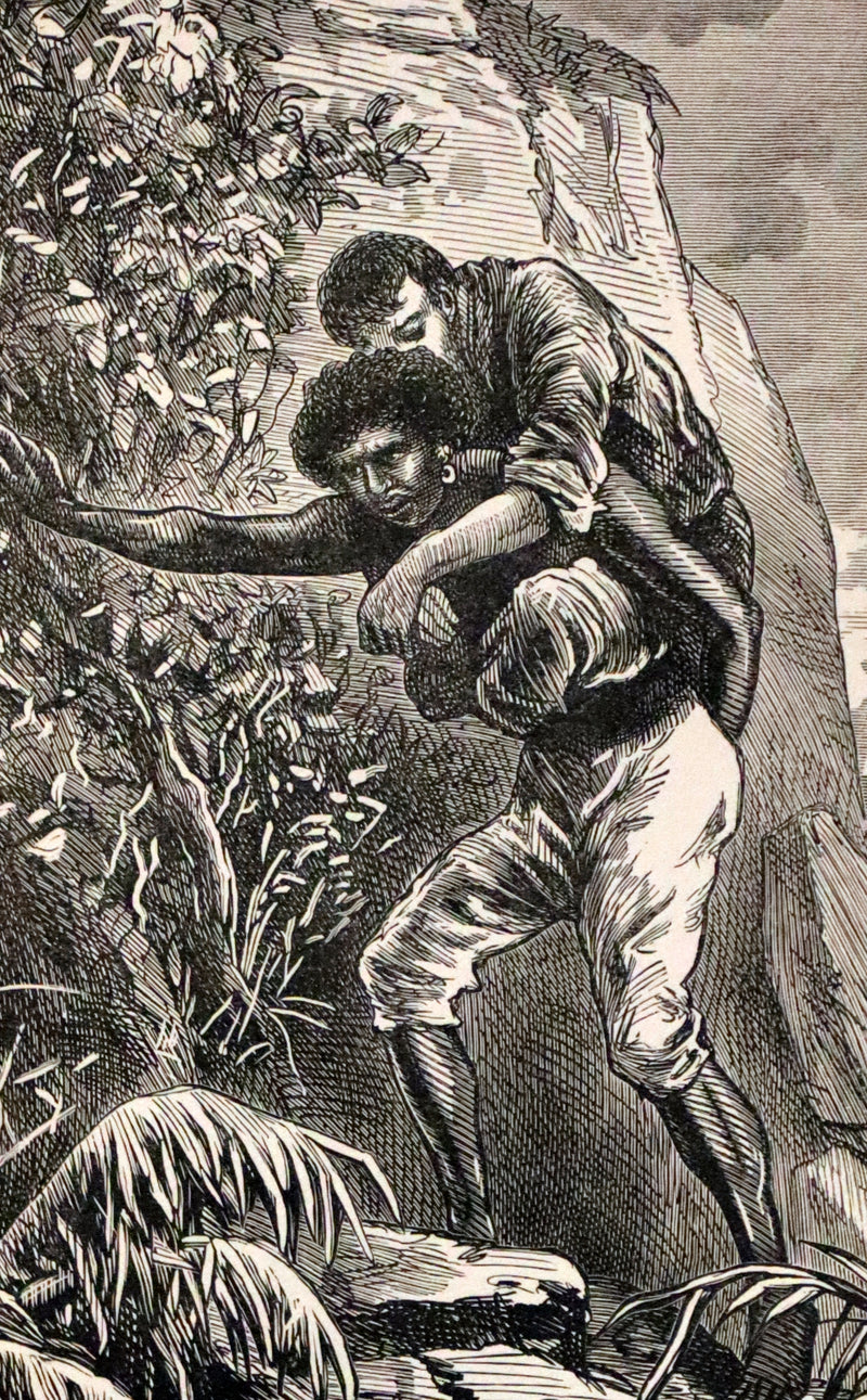 1890 Rare Victorian Book - The Madman and the Pirate by Robert Michael Ballantyne.