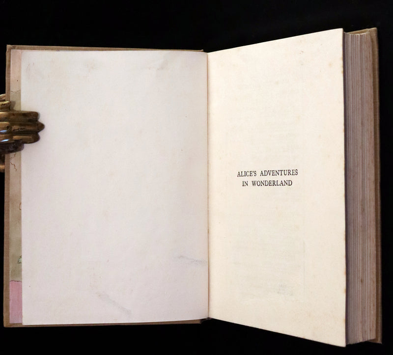 1920 Rare Book - Alice's Adventures in Wonderland with coloured illustrations By Margaret W. Tarrant.