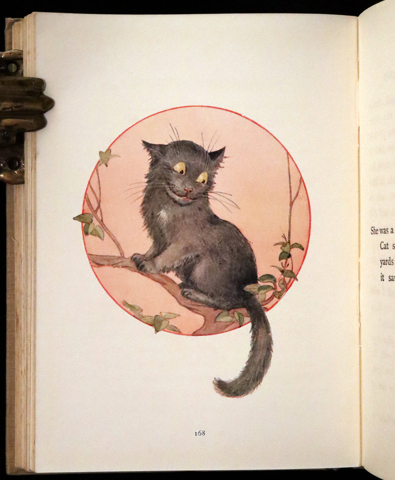 1920 Rare Book - Alice's Adventures in Wonderland with coloured illustrations By Margaret W. Tarrant.