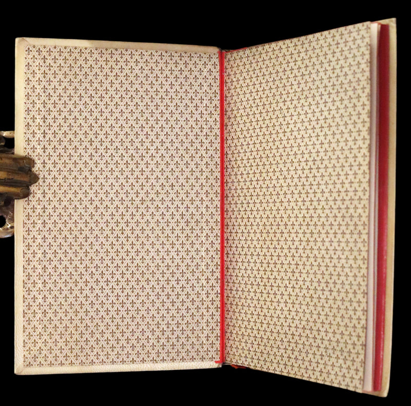 1892 Rare Italian Vellum Book bound by Giulio Giannini - La Vita Nuova di Dante Alighieri - The New Life.